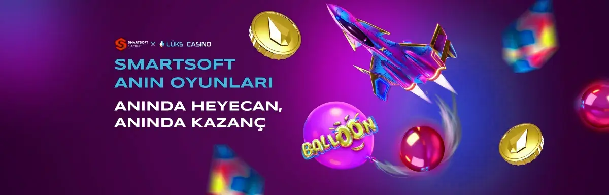 SmartSoft Anın Oyunları afişi: neon jet ve Balloon balonu