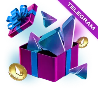Telegram promosyon kodları: kristal dolu hediye kutusu
